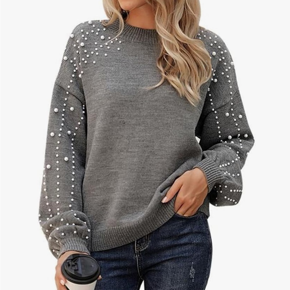 Blooming Jelly Women's Chunky Sweater Crewneck